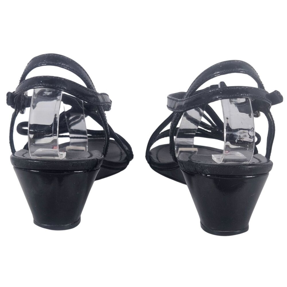 Prada Sport Women Black Wedge Sandal 36 Strappy Gorpcore Minimalist Quiet Luxury - Picture 8 of 16